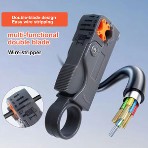 Pelacables coaxial rotatorio SSG-WS005, herramienta de pelado de cables de doble cuchilla ajustable para cables coaxiales RG58 RG59 RG6 - Product Image 5