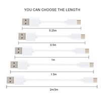 Câble USB de type C, câble de chargeur de données USB A vers USB C mâle pour téléphone portable