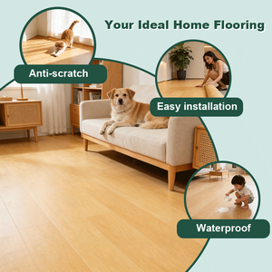 Suelo Vinílico Heterogéneo en Rollo de 2mm, Diseño Moderno, Bajo Mantenimiento, para Salas de Exposición, Salas de Estar y Bibliotecas Infantiles - Product Image 5