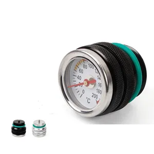 <span class=keywords><strong>Bouchon</strong></span> de réservoir de carburant pour moto avec <span class=keywords><strong>jauge</strong></span> de température d'huile, thermomètre en alliage d'aluminium, remplace le <span class=keywords><strong>bouchon</strong></span> M30x1.5, accessoires pour moto - Product Image 2