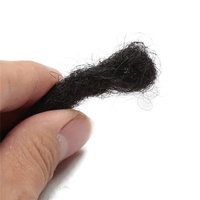 Extensions de cheveux synthétiques tressées au crochet faites à la main pour hommes, style Hip-Hop, dreadlocks en fibres protéinées