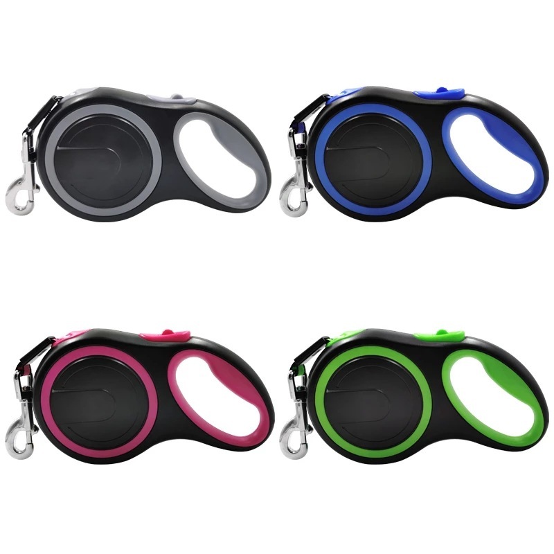 Retractable Eco-Friendly Dog Leash – Automatic Polyester Walking Lead for Teddy, Corgi & Golden Retriever Dogs - View 2