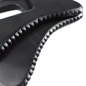 Herramientas de terapia de piedra Bian negra <span class=keywords><strong>Natural</strong></span>, herramienta de tratamiento de masaje de raspado de cuerpo de gran tamaño Gua Sha para relajación muscular - Product Image 6