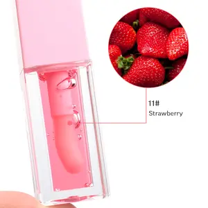 Wholesale Luxury Candy Lipgloss Permanent Makeup Fruit Color Changing Lip Oil Manufacturers Lip Gloss With Custom Logo