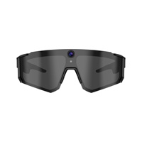 Lunettes de cyclisme intelligentes IA 8MP M95 avec enregistrement photo et vidéo, appels, lecture de musique, contrôle tactile, batterie 290 mAh - Cyclisme