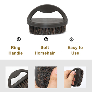 Cuidado del calzado de cuero Cepillos de cerdas de caballo Zapatos y botas Cepillos pulidores de <span class=keywords><strong>pelo</strong></span> de caballo brillantes - Product Image 3