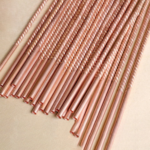 Tuyau de <span class=keywords><strong>cuivre</strong></span> droit pour climatiseur, pour système HVAC, bobine de réfrigération haute pureté, longueur et diamètre personnalisables - Product Image 2