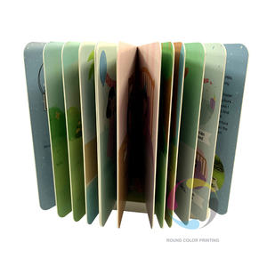 ปกแข็งพิมพ์ลายสำหรับเด็กเด็กที่ยุ่งอยู่เงียบๆหนังสือกระดาษแข็งวางแบบแบน - Product Image 5