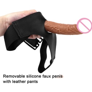 3cmシリコン製レズビアンストラップオンディルドハーネス、ストラップオンペニスディルド、膣マッサージ、アダルトゲーム、防水ボンデージベルト - Product Image 3