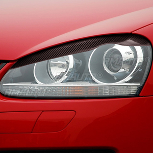 1 Par de Cubiertas Decorativas para Faros Delanteros de Fibra de Carbono para Volkswagen Golf5 MK5 2005 2006 2007 2008 2009, Accesorios para Automóviles - Product Image 5