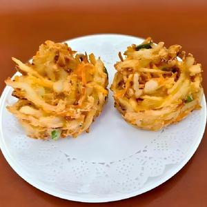 Pancake di verdure fritte surgelate <span class=keywords><strong>sano</strong></span> e delizioso 70g * 60*3 confezioni-18C marchio di stoccaggio Kasyoku - Product Image 1