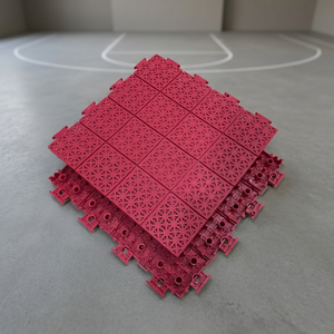 premium RedPro Interlocking <b>Tiles</b> EliteGrid Red PP Flooring Duraflex Red Modular <b>Tiles</b> RedFusion PP Flooring <b>Tiles</b> - Product Image 4