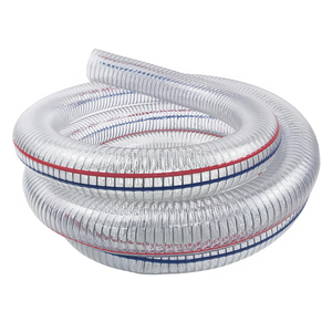 Tubo De PVC Trenzado Transparente De 13 Mm - Resistente Para Agua, Aire, Compresores, Alimentos, Longitud Variable, Fabricado En UK