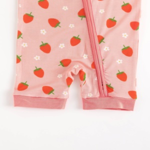 Miozing Yumuşak Esnek Bambu Bebek Pijamaları Çift Fermuarlı İlkbahar/Yaz Stoklarında, Butik Toptan Satış İçin Düşük Minimum Sipariş Adedi - Product Image 4