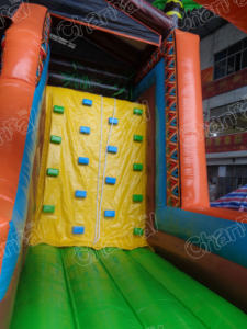 เกมเป่าลมสำหรับเด็กแบบมีสไลเดอร์เป่าลมเล่นในป่าแบบดั้งเดิมดีไซน์ใหม่ - Product Image 6
