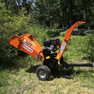 Traktor Digunakan Pto Chipper Kayu Log Splitter Dis Kayu Chipper Produsen Pohon Mesin Kayu Chipper