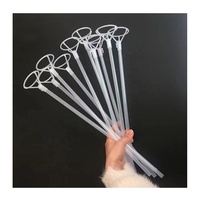 Accessoires pour ballons Bobo lumineux pour la Saint-Valentin et les anniversaires en gros, ballon de 70 cm, support de tasse, bâton, support pour ballons Bobo Globos