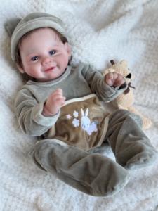 Carrito de Madera de Cocina Arte <span class=keywords><strong>Hombre</strong></span> Marcas Mono Sorpresa Miniaturas Cochecito Plato Navidad Nacimiento Muñeca <span class=keywords><strong>Reborn</strong></span> - Product Image 3