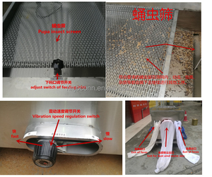 Mealworm Beetle Phân Loại Máy Tự Động Mealworm <span class=keywords><strong>Separator</strong></span> Bột <span class=keywords><strong>Weevil</strong></span> Phân Loại Máy Cho Mealworm Trang Trại - Product Image 5