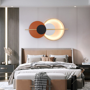 Lámpara rotativa de pasillo y sala de estar, creativa y moderna, nórdica, de pared <span class=keywords><strong>para</strong></span> dormitorio - Product Image 2