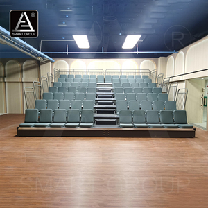 Teatro elettrico a scomparsa piattaforme gradinate sistema di posti a sedere gradinate stadio gradinate sistema di posti a sedere telescopico per sala funzioni - Product Image 4