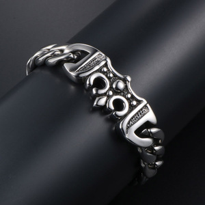 สร้อยข้อมือสแตนเลสสตีล ของขวัญเครื่องประดับสำหรับทุกเพศ CE449 - Product Image 4