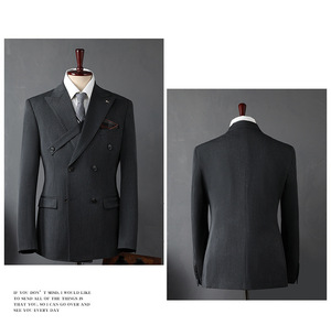 Colección de otoño 2025, nuevo traje de negocios para hombre, cremallera, Mosca, un solo pecho, estambre Formal informal para bodas, traje verde para hombre - Product Image 6