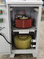 Régulateur de tension pour servomoteur, stabilisateur 15 kVA 220 V, monophasé en cuivre, stabilisateur de tension SVC TND pour alimentations industrielles