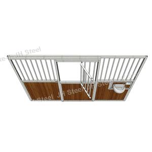 Porte coulissante d'écurie de cheval personnalisée avec fenêtre en V <span class=keywords><strong>pour</strong></span> fenêtre de socialisation et mangeoire pivotante 10 pieds, 12 pieds, 3 m, 3,5 m, 4 m Fabriqué sur commande - Product Image 6