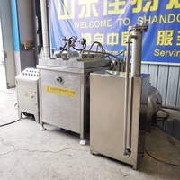 Mesin Penggoreng Vakum Buah & Sayuran Stainless Steel Berkualitas Tinggi Industri 10kg Mesin Penggoreng Vakum Dehidrasi Keripik