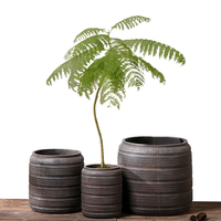 Pot personnalisé Pots de fleurs en ciment Vente en gros Vases et jardinières en béton pour l'intérieur et l'extérieur