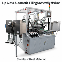 Machine de remplissage de gloss à haute précision (1 %) 380 V, machine cosmétique automatique pneumatique pour tubes de crème avec moteur