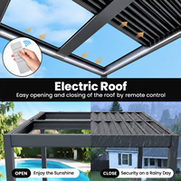 Systèmes de pergola bioclimatique motorisés à lamelles orientables en aluminium, axés sur le confort et accessibles, pour espaces de vie, communautés et zones de loisirs extérieures
