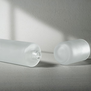 Wholesale 30ml 40ml 60ml 100ml 120ml 1oz 2oz 4oz Round <strong>Empty</strong> Frosted Clear Glass <strong>Spray</strong> Lotion Pump <strong>Bottles</strong> With Round White Cap - Product Image 6
