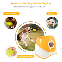 Lanceur automatique de balles de tennis interactif pour chiens, pour l'extérieur