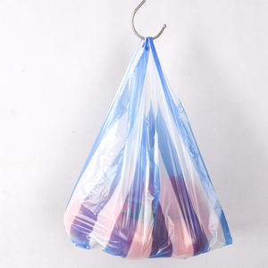 T-shirt portable épaissi personnalisé en gros sacs à provisions réutilisables super scellables pour les ménages supermarchés expositions - Product Image 1