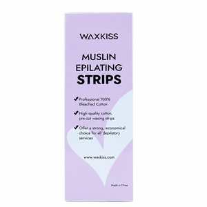 Bandes de cire en mousseline en gros, douces, hygiéniques, taille personnalisée, pré-coupées pour épilation professionnelle - Product Image 1