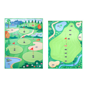 Double-Sided Chipping <b>Net</b> <b>Golf</b> Set Outdoor Toys Structures Play Games Sport Toys Kids <b>Golf</b> Toy With 20 Balls and Mat - Product Image 4