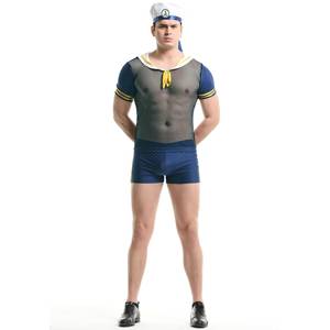 Pantalones Cortos de Marinero para Hombre, Disfraz Sexy para Halloween, Purim, Cosplay, Discoteca, Carnaval, Fiesta - Product Image 3