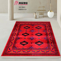 Tapis persan en peluche de grande taille, de qualité supérieure, épais, lavable, pour la maison, le camping, la prière, les pique-niques, les voyages, tissage moderne, pour adolescents