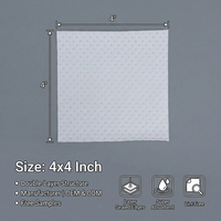 Lingettes pour salle blanche double couche WIPESTAR 100% polyester 240g, bords thermosoudés pour le nettoyage de l'électronique et la fabrication de circuits imprimés