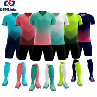 Set Jersey Sepak Bola Sublimasi Custom, Seragam Sepak Bola Bernapas, Perlengkapan Tim, Dropshipping, Grosir, OEM