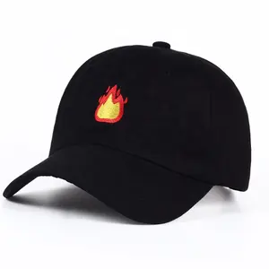 火焰火焰火中国定制刺绣男士无品牌时尚帽帽帽帽子帽子定制妇女的街道