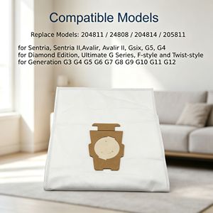 Bolsa para Polvo 204811 para Aspiradora <span class=keywords><strong>Kirby</strong></span> Sentria G3 G4 G5 G6 G7 Avalir Ultimate G - No Tejida - Product Image 3