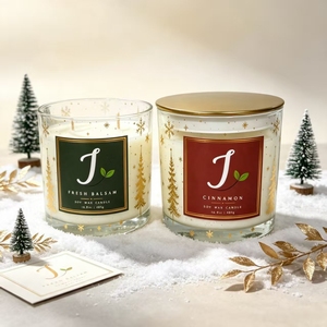 AIKUN Romantic Soy Wax <b>Candles</b> Scented Luxury Delicate Christmas Glass <b>Candle</b> for Wedding Thanksgiving Home Decoration Gift <b>Set</b> - Product Image 3