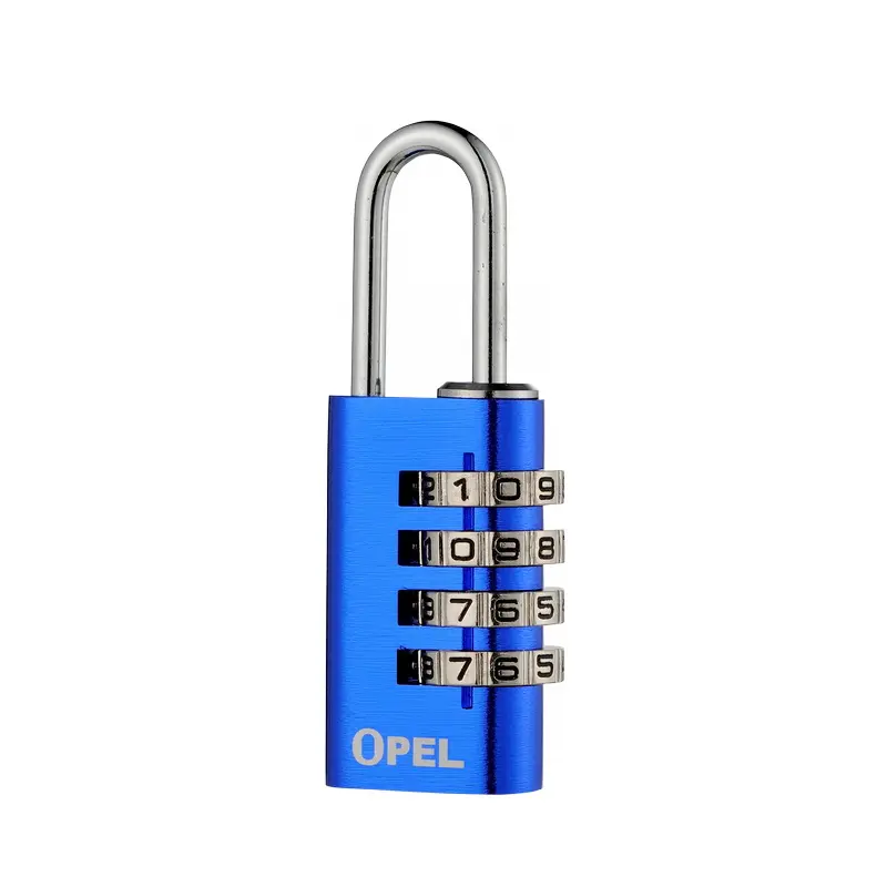 21MM 4 Digit Code Heavy Duty Custom Digital Safety Lock Aluminium Combination Padlock