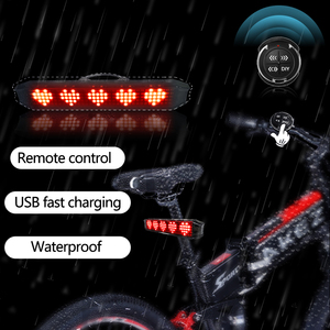 Nhà Sản Xuất Xe Đạp Ánh Sáng Xe Đạp Trở Lại Phía Sau Đèn Hậu Đi Xe Đạp An Toàn Cảnh Báo Ánh Sáng Không Thấm Nước Đèn LED Phụ Kiện - Product Image 3