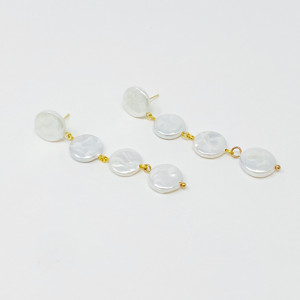 Orecchini Pendenti con Perle di Conchiglia Napoli - Product Image 2