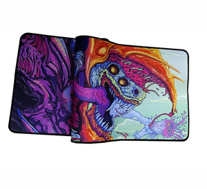 Tapis de souris en verre de haute qualité XL XXL Prix d'usine Antidérapant en caoutchouc Tapis de souris de jeu personnalisable - Product Image 1