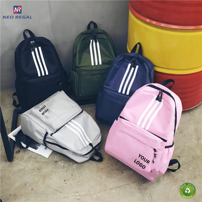 Factory wholesale custom cheap double shoulder student backpacks campus trend backpacks European and American style